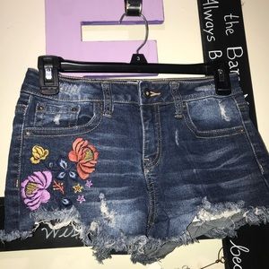 Jean shorts